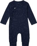 Noppies Rompertje Nuuk Baby Maat 44 Black Iris Lange mouw Unisex