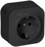 Orno ToDo Serie - Stopcontact - Enkele Schuko - IP20 - Zwart