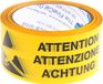 RS PRO ESD plakband, zwart, geel, 66 m x 50 mm, voor verpakking