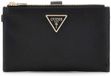 GUESS Laurel II SLG Double Zip Organizer Black portemonnee