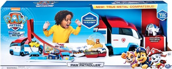 PAW Patrol 6054869 - Launch'N Hul PAW scooter voor True metalen voertuigen, ECMX