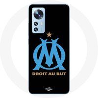 Maniacase Hoesjes voor Xiaomi Mi 12 / 12X Olympique de Marseille Logo zwart-wit