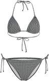 O'Neill Ensemble bikini femme Capri Bondey Zwart/Wit Gestreept - Taille 42