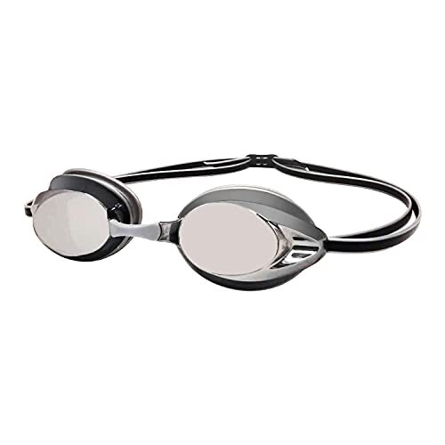 Grace Continental Ltd Amazon Basics Unisex zwembril voor volwassenen, gespiegeld - zilverkleurig