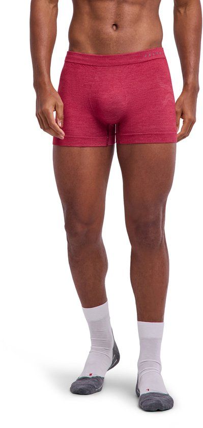 FALKE Heren Onderbroeken Wol Polyamide Elastaan Rood Maat M