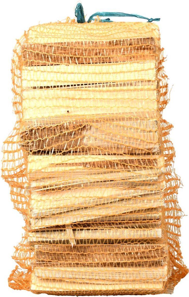 Esschert Design Aanmaakhout in netzak - Haardvuur accessoires - Hout - Bruin