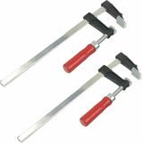 Brüder Mannesmann Bruder Mannesmann Snelspan lijmklem - 2x - verzinkt staal - bereik 200 mm