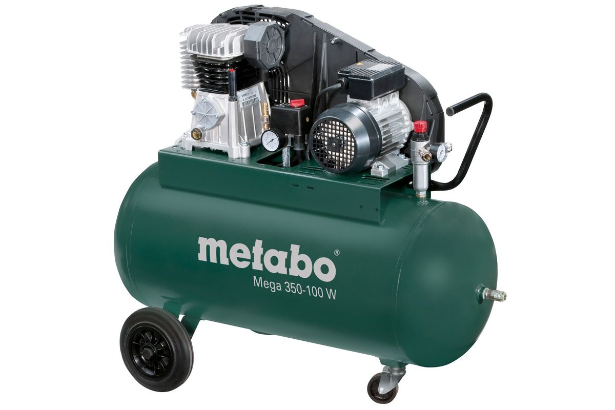 Metabo Mega 350-100 W compressor - 90L - 10 bar - EAN: 4007430244734