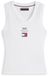 Tommy Hilfiger Dames Tank Top Katoen/Elastaan Wit Maat M