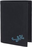 oxmox New Cryptan RFID Protect Kombibörse Lizard 2.0 Print Cyan Black zwart
