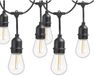 VERK Guirlande lumineuse extérieur 10 mètres avec 10 ampoules LED E27 – Blanc chaud – IP44 – Connectable – pour jardin, terrasse et balcon