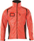 Mascot Accelerate Safe Softshell veste 19202-291 - haute visibilité rouge/gris foncé - 5XL