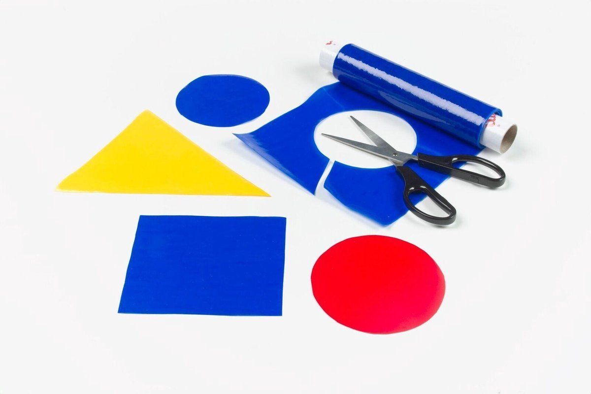 Adhome roller Dycem, 2 m x 20 cm, blauw