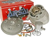 Cilinder AIRSAL Cilinder Kit 50ccm Sport MALAGUTI F12 R LC (water)