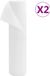vidaXL Vliesdoek voor planten 2 rollen 70 g/m² 50x1,6 m