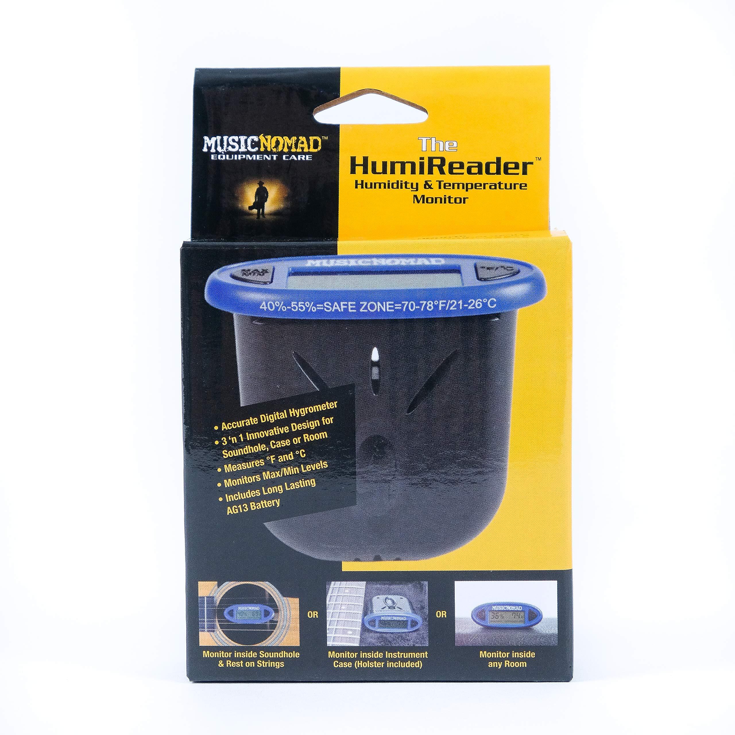 MusicNomad MN305 The HumiReader Humidity & Temperature Monitor