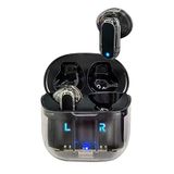 Stereo Cool Crystal Stereo Bluetooth-hoofdtelefoon, Dual Pod Earbuds, zwart