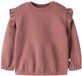 LIL' ATELIER Nbfkilano Long Sleeve Loose Sweat Bru Roze Katoen Kinderen Maat 62