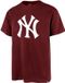 47brand T-shirt New York Yankees MLB Rood Katoen Maat S