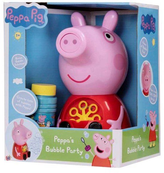 HTI Peppa Pig bellenblaasmachine speelgoed voor buiten en binnen