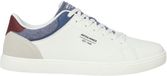 JACK & JONES JFWJORDAN Sneakers Heren Wit Leer/Suède