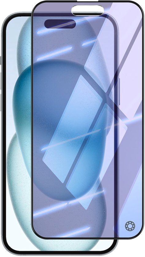 Force Case Screenprotector iPhone 15 Plus - Anti-Blue Light Glass 2.5D
