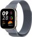 By Qubix Qubix Milanese bandje Space grey Geschikt voor Xiaomi Redmi Watch 3
