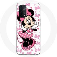 Maniacase Etui voor Oppo A74 Minnie Mouse Cartoon schattig roze