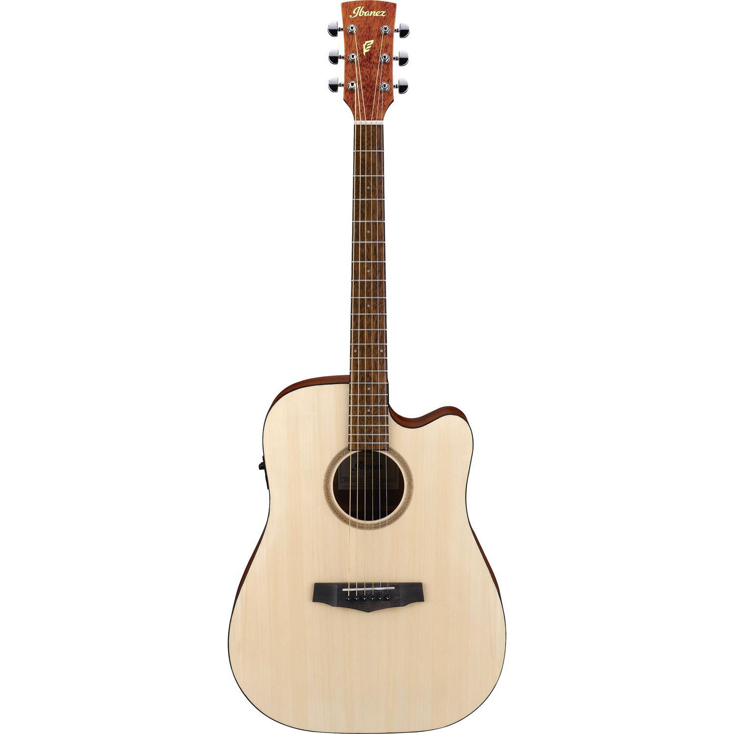 Ibanez PF10CE Open Pore Natural elektrisch-akoestische gitaar