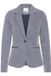 Ichi Blazer Ihkate Jacquard Bl4 20121600 Dames XS Blauw