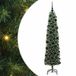 Sapin de Noël artificiel vert 180 cm PVC et acier et plastique