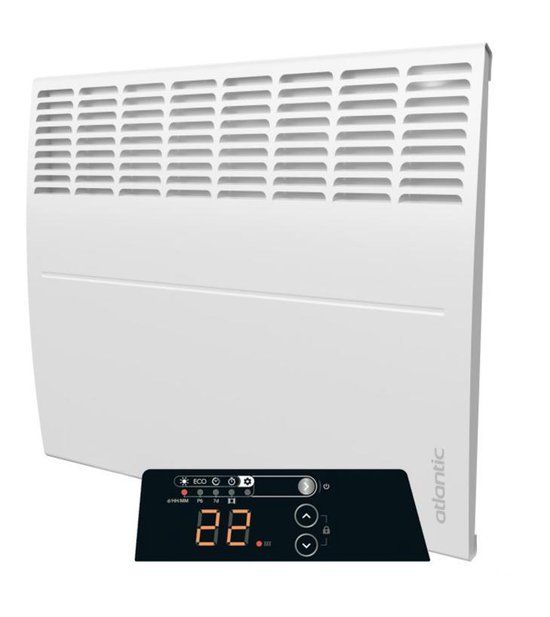Atlantic Ecoflex Atlantic Convector Elektrische Verwarming 2500W - 902x451mm - Met Thermostaat
