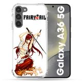 Cokitec Samsung Galaxy A36 5G Manga Fairy Tail Erza Versterkte hoes