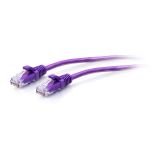 C2G 7.6m Cat6a Snagless UTP Slim Ethernet Patchkabel - Paars
