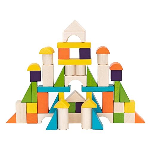 Robincool Montessori Foster educatief speelgoed met 54 delen van milieuvriendelijk hout