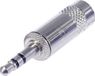 Rean AV NYS 231 Jackplug 3.5 mm Stekker, recht Aantal polen: 3 Stereo Zilver 1 stuk(s)