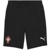 PUMA Portugal ftblCulture short voor Heren, Zwart/Wit, Maat XL