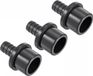 Raccord de tuyau en PVC 16mm x 32mm, Noir, pour tuyau d'arrosage