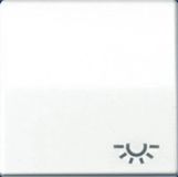 Jung AS591LWW Knop Inzetstuk 1-voudig Alpine-wit