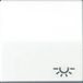 Jung AS591LWW Knop Inzetstuk 1-voudig Alpine-wit