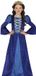 Fiestas Guirca Jonkvrouw/middeleeuwse prinses verkleed set - blauw - luxe prinsessenjurk - voor kinderen 110/116