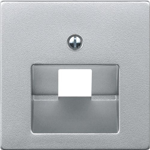 Merten 298360 centrale plaat voor UAE-gebruik, 1-voudig, aluminium, systeem M