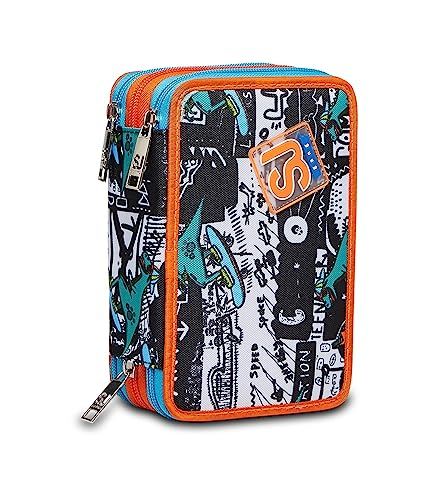 SJ Gang AST.SPEED PAD JONGEN, Jet Black, School, gitzwart, Eén maat, School