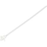 TRU COMPONENTS TC-13030688 TC-WM-200-4.8-N Serre-câbles 200 mm 4.8 mm Naturel Avec fermeture à ailettes, Résistance chimique 100 pièce(s)