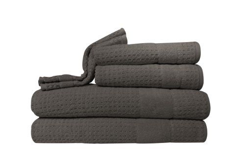 Kassatex Hammam Towel Set - 6-Piece - Charcoal