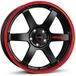 BORBET DESIGN DB8GT2 jante noir mat rouge 8.5Jx19 5x112 ET45