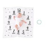 Musseline Pearhead 73022 Zwart Wit Jongen/meisje Musseline Mira Como Crezco foto