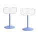 HAY Verre coupe Tint 20 cl lot de 2 Clair-jade bleu clair