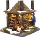 Santaville - Haystack with Hay Bales with LED Polyresin 15cm
