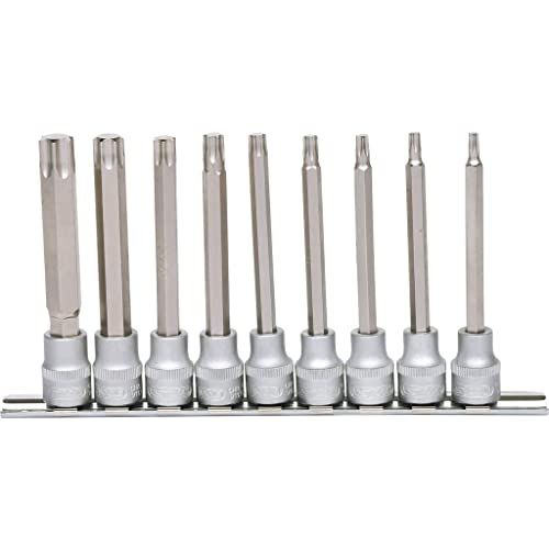 KS Tools 3/8" Bit-dopsleutelset Torx, lang, 9-dlg, T20-T60